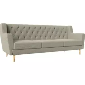 Кухонный прямой диван АртМебель Брайтон Люкс 3-х местный корфу 02