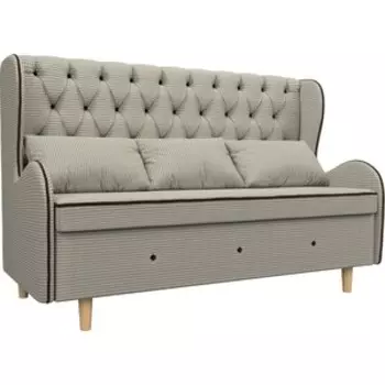 Кухонный прямой диван АртМебель Сэймон Люкс корфу 02