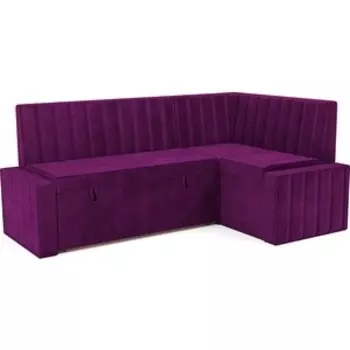 Кухонный угловой диван Mebel Ars Вермут (Фиолет) 191х83х121 см (M11-24-18)