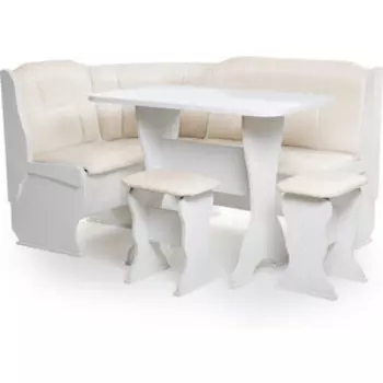 Кухонный уголок Бител Орхидея белый 101