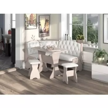 Кухонный Уголок Бител Орхидея -Люкс (Бодего Светлый, Борнео Милк) (BTL10000664)