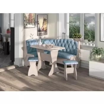 Кухонный Уголок Бител Орхидея -Люкс (Бодего Светлый, Велюр Лагуна) (BTL10000668)