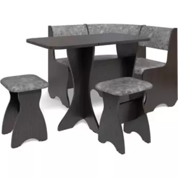 Кухонный Уголок Бител Тюльпан Мини Однотон (Венге, В. Графит) (BIT001321)