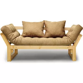 Кушетка Arsko Амбер сосна-бежевая рогожка