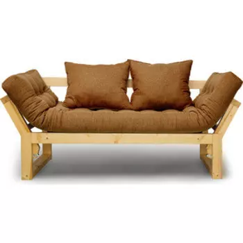 Кушетка Arsko Амбер сосна-коричневая рогожка