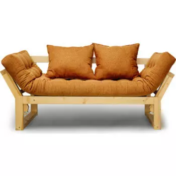 Кушетка Arsko Амбер сосна-оранжевая рогожка