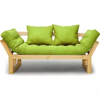 Кушетка Arsko Амбер сосна-зеленая рогожка