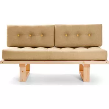 Кушетка Arsko Торн сосна-бежевая рогожка