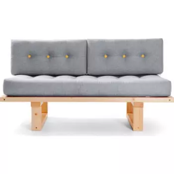Кушетка Arsko Торн сосна-серая рогожка