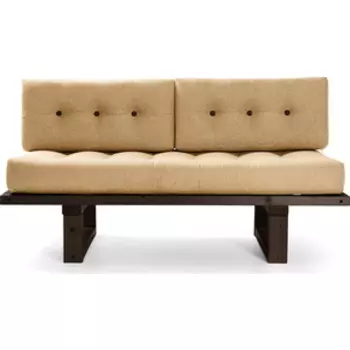 Кушетка Arsko Торн венге-бежевая рогожка