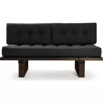 Кушетка Arsko Торн венге-черная рогожка