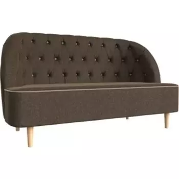 Кушетка АртМебель Амиса рогожка коричневый