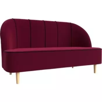 Кушетка АртМебель Фелини микровельвет бордовый