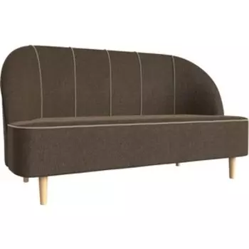 Кушетка АртМебель Фелини рогожка коричневый