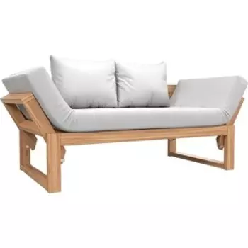 Кушетка АртМебель Форли экокожа белый