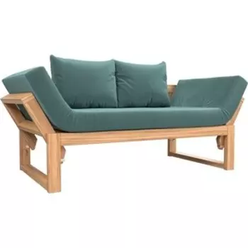 Кушетка АртМебель Форли велюр бирюза