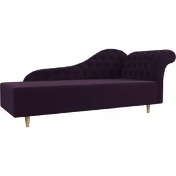 Кушетка АртМебель Камерон велюр фиолетовый