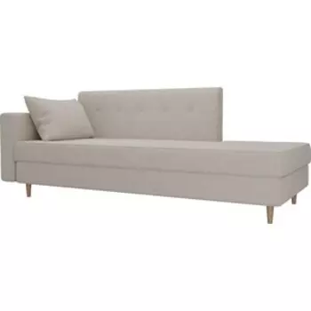 Кушетка АртМебель Селена рогожка бежевый левый угол