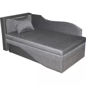 Кушетка Мебелико Грация левая серый
