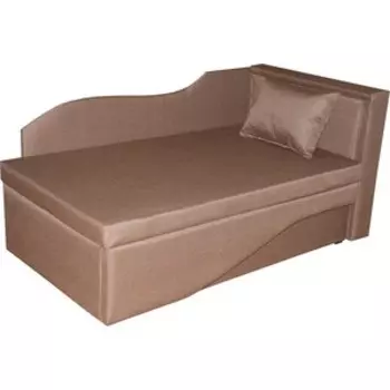 Кушетка Мебелико Грация правая коричневый