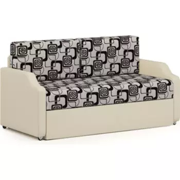 Кушетка Шарм-Дизайн Малыш шенилл ромб+экокожа бежевый