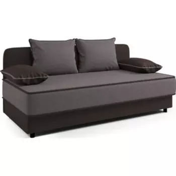 Кушетка Шарм-Дизайн Прима рогожка шоколад и латте