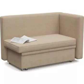 Тахта Смарт Полонез с ящиком для хранения бежевая рогожка (СА0011285626)