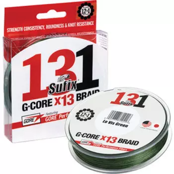 Леска плетеная SUFIX 131 ярко-зеленый 150 м 0.285 мм 15,88 кг