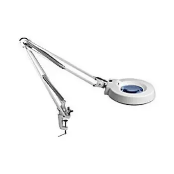 Лупа-лампа Kromatech бестеневая 5x, 120 мм, на струбцине, с подсветкой LT-86A(5)