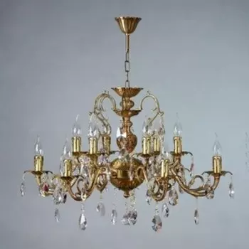 Люстра Ambiente Подвесная Alicante 8888/6+6 AB Tear drop