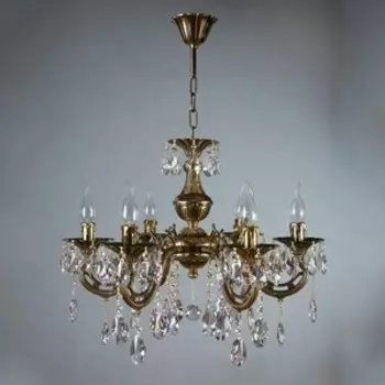 Люстра Ambiente Подвесная Aria 8818/6 PB Tear drop