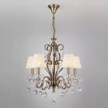 Люстра Eurosvet 1448/5 античная бронза Strotskis