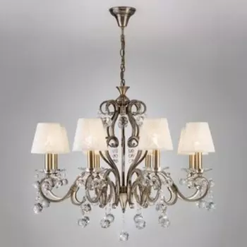 Люстра Eurosvet 1448/8 античная бронза Strotskis