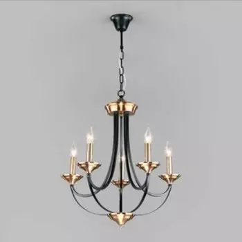 Люстра Eurosvet Подвесная Lazzaro 60098/5 черный