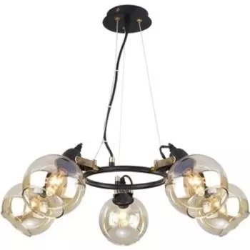 Люстра Eurosvet Подвесная Mateo 70119/5 черный