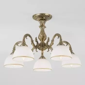 Люстра Eurosvet Потолочная Caldera 60106/5 античная бронза