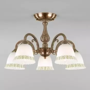 Люстра Eurosvet Потолочная Campina 60107/5 античная бронза