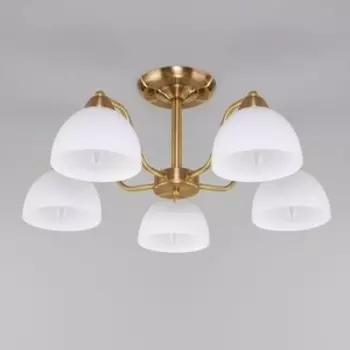 Люстра Eurosvet Потолочная Carissa 30172/5 античная бронза