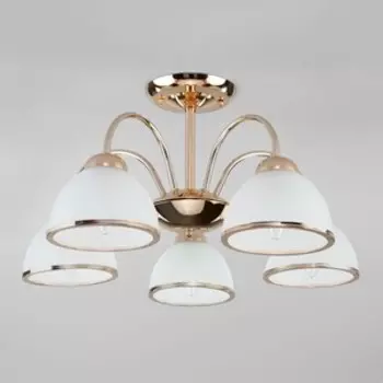 Люстра Eurosvet Потолочная Shanon 30174/5 золото