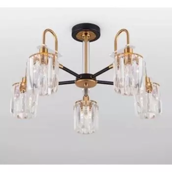 Люстра Eurosvet Потолочная Tenia 70090/5 черный