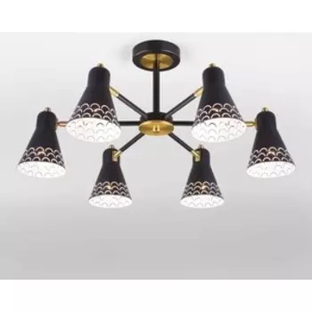 Люстра Eurosvet Потолочная Trina 70100/6 черный