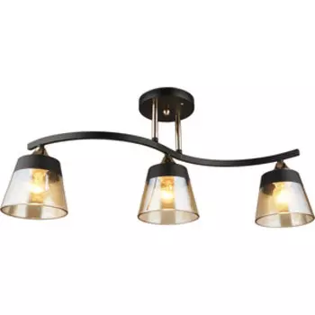 Люстра Imex потолочная 3*60Вт E27 MD.3772-3-S BK+FGD