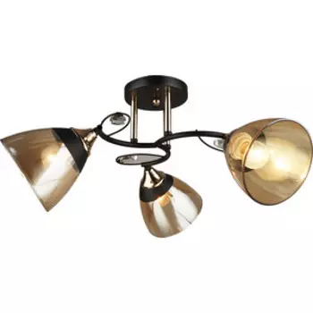 Люстра Imex потолочная 3*60Вт E27 MD.3807-3-S BK+FGD