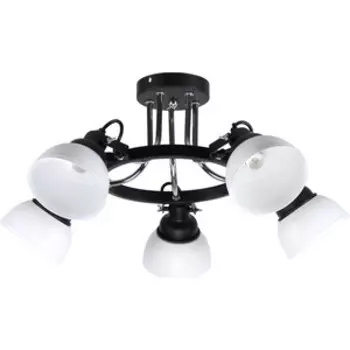 Люстра Imex потолочная 5*60Вт E14 (MD.51575-5-S BK)