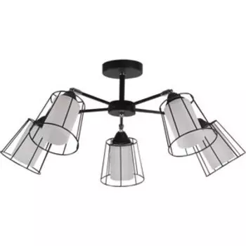 Люстра подвесная Imex MD.24380-5-S BK+CH 5*60Вт E27