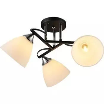 Люстра потолочная Imex MD.2980-3-S BK+CH 3*60Вт E27