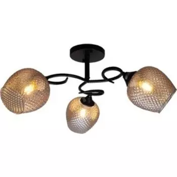 Люстра потолочная Imex MD.3476-3-S BK 3*60Вт E27