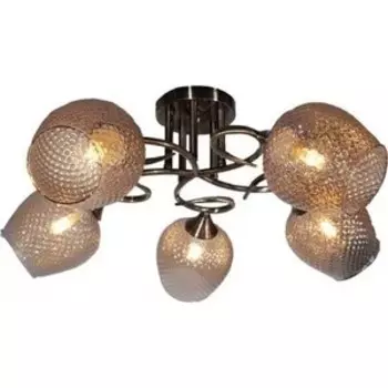 Люстра потолочная Imex MD.3476-5-S BK 5*60Вт E27