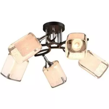 Люстра потолочная Imex MD.3499-5-S BK+CH