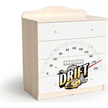 Мама Комод для детской Авто корпус шимо светлый